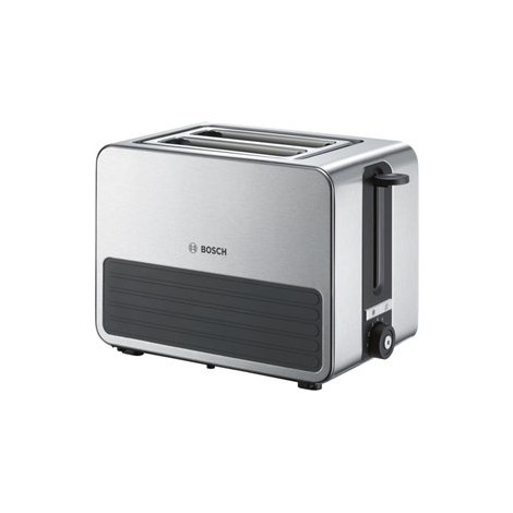 Bosch | TAT7S25 | Toaster | Power 1050 W | Number of slots 2 | Stainless steel/ black